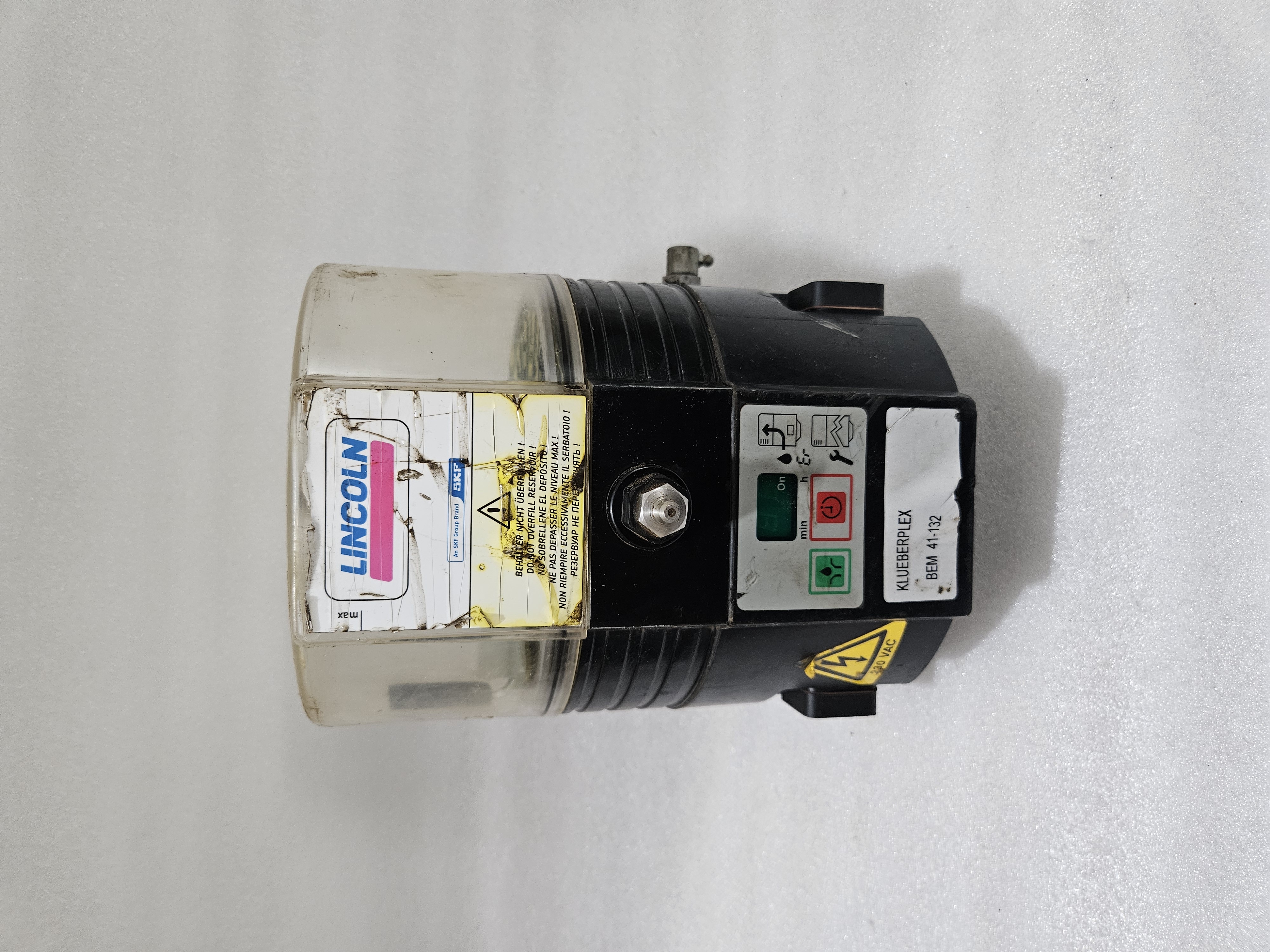 LINCOLN SKF LUBRICATION SYSTEMS LUBRICATION PUMP 650-41163-3
