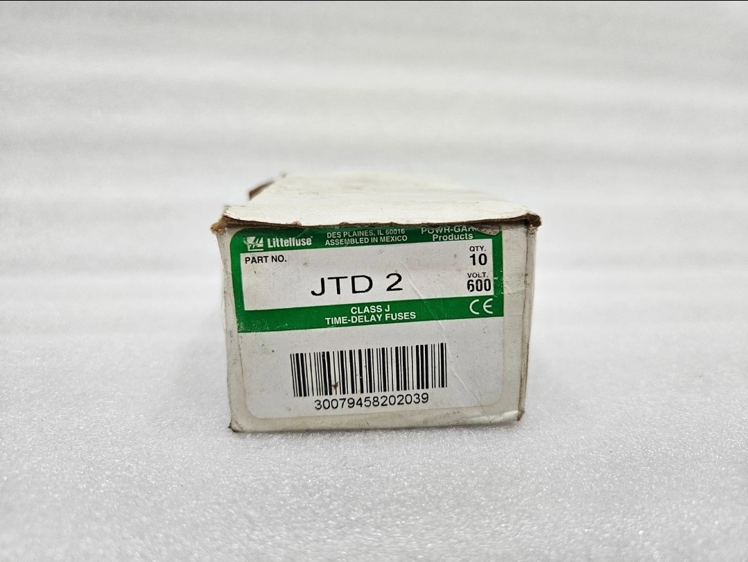 Littelfuse JTD 2 CLASS J TIME-DELAY FUSES 600 VOLT