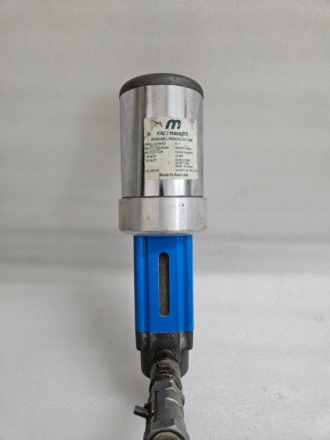 MACNAUGHT R1000 AIR OPERATED OIL PUMP 10:1 1000 kPa(150psi)
