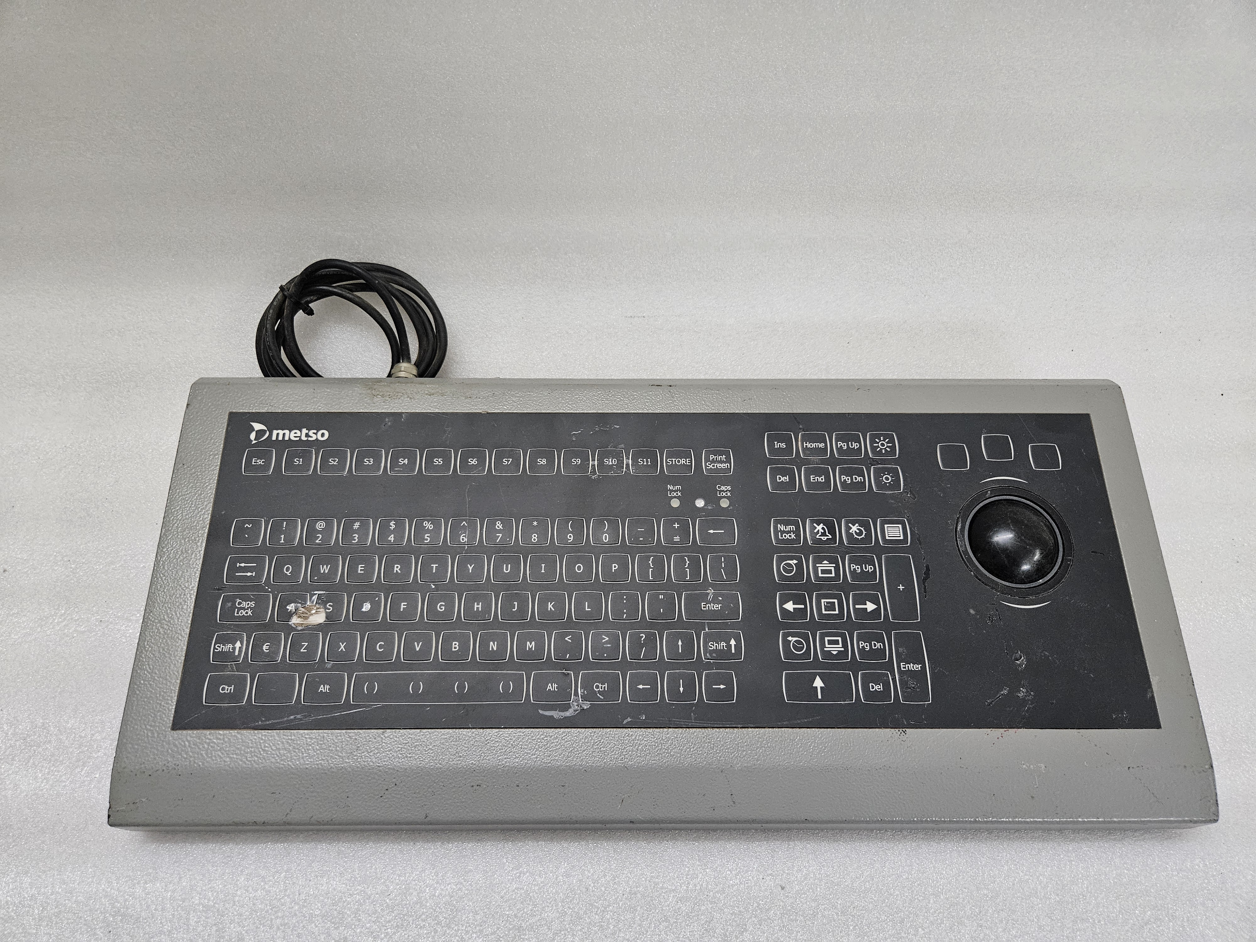 NSI KSML106S1152-W-MC1 Marine Backlit Keyboard Panel Mount IEC 60945-Tested