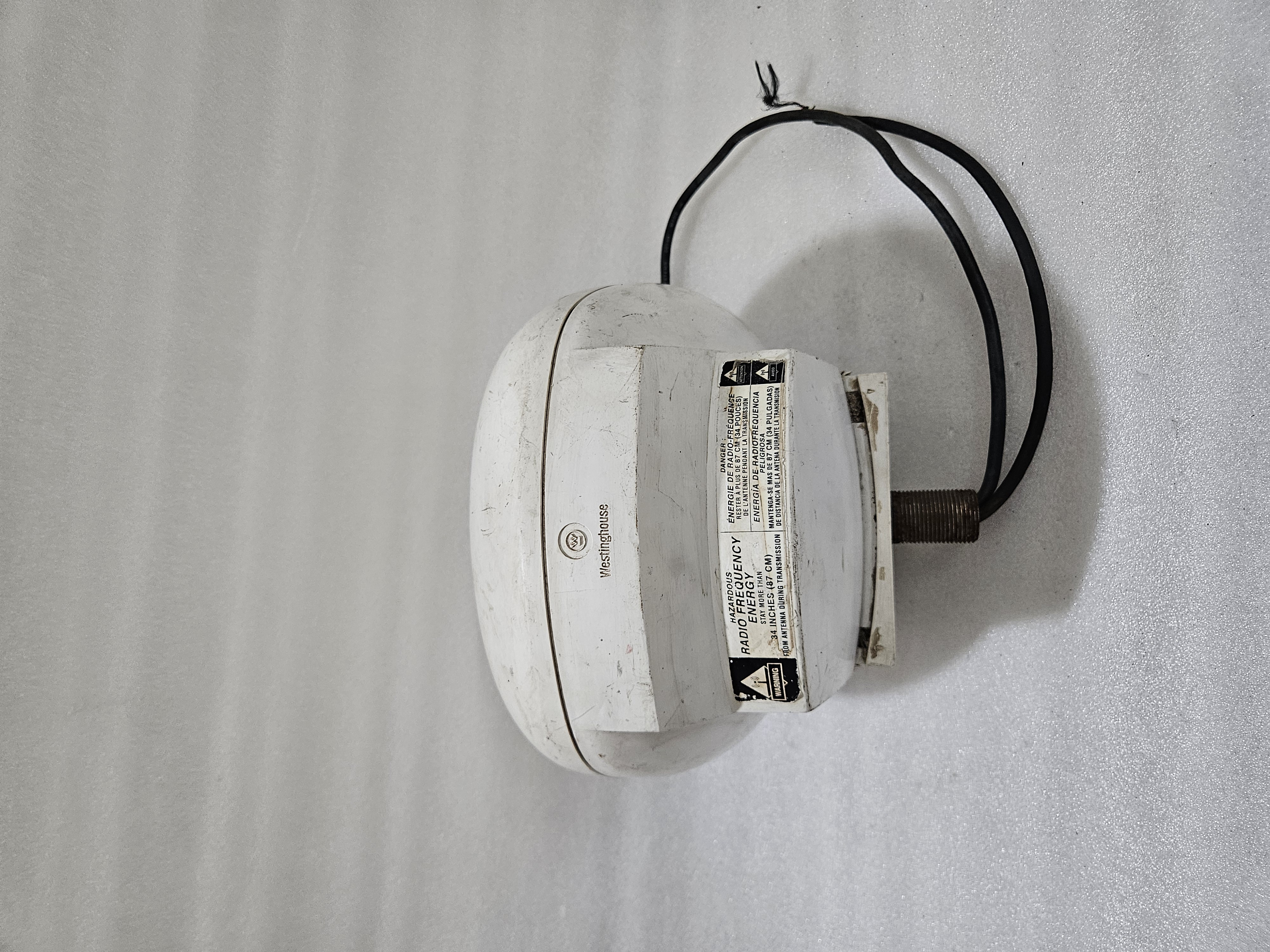 WESTINGHOUSE HAZARDOUS RADIO FREQUENCY ENERGY